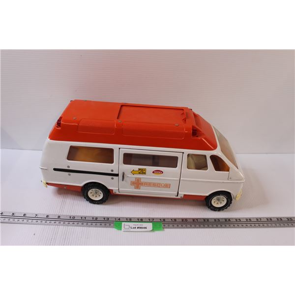 *Tonka Ambulance Rescue Van - 19" long (Back Window Missing)