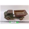 Vintage Lincoln Pressed Steel Dump Truck - 12" Long