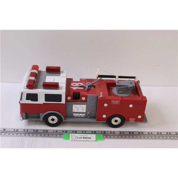 Firerise Brand Plastic Firetruck - 13" Long
