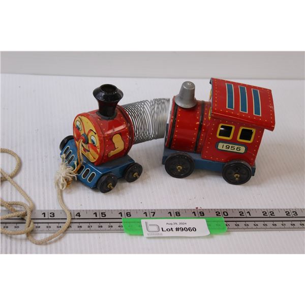 Linemar Slinky Tin Toy Train