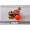 Fisher Price Vintage Pull Along Tractor Toy