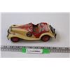 Vintage Metal Tin Push Car Toy