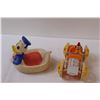 Image 4 : Donald Duck Soap Holder & Vintage Moonbase Central Flip-Over Moon Toy