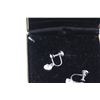 Image 3 : Sterling Silver Post Clip-On Earrings in Case