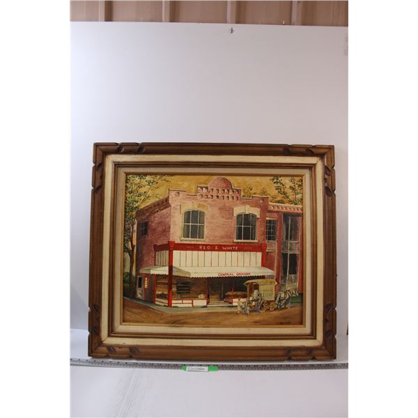 * Vintage Store on Broadway - By R.C. Anderson - 32" x 28"