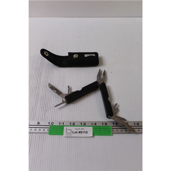 Wind River Multi-Tool Folding Knife w/Holder