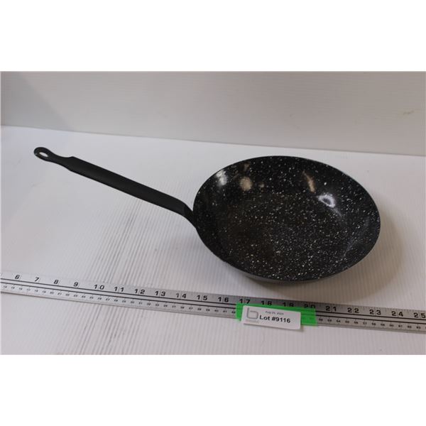Enamel Speckle Frying Pan - 9"