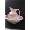 Image 4 : Large Pitcher & Basin - No Chips - 16" x 12"