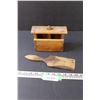 Image 1 : Wooden Butter Press & Paddle