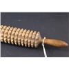 Image 2 : Antique Linden Deep Notched Rolling Pin - Some Wear