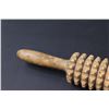 Image 4 : Antique Linden Deep Notched Rolling Pin - Some Wear