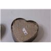 Image 4 : Heart Shaped Metal Jewelry Box