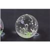Image 3 : (2) Blown Glass Paper Weights