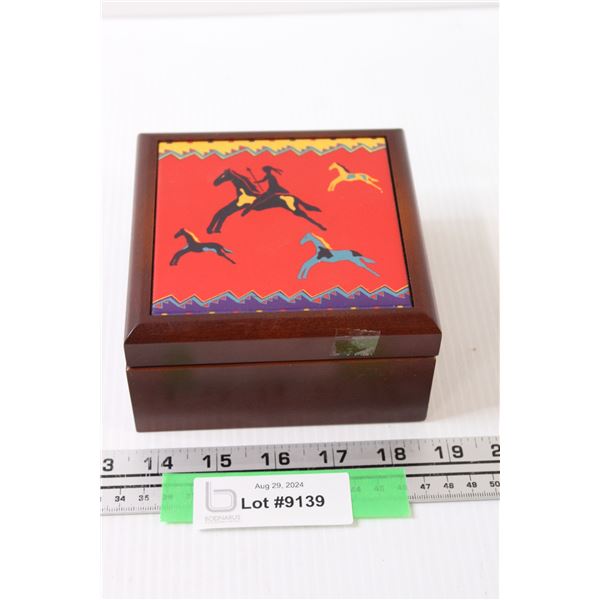 Pendleton Blanket Trinket Box - 5" wide x 3" Tall