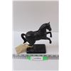 John Wright Cast Iron Horse Coin Bank #8 - 7" Inches Tall