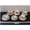 Image 1 : (6) Tea Cups & Saucer Sets: Tuscan, Queen Anne, Hammersley, Royal Worcester, Misc.