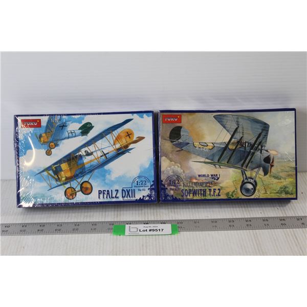 TOKO 1/72 WW1 Salamander Sopwith T.F.2., TOKO Pfalz DXII - Both Still Sealed