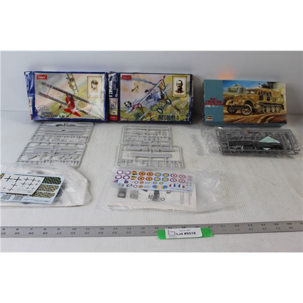 TOKO 1/72 Siemens Shuckert D III IV Plastic Model Plane, TOKO 1/72 Bebe Nieuport 11 Plastic Model Ai