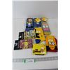 (3) Bioworld Simpsons Decorated Wallets, (5) Pairs of Simpsons Decorated Socks