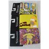 Image 2 : (3) Bioworld Simpsons Decorated Wallets, (5) Pairs of Simpsons Decorated Socks