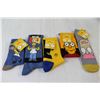Image 3 : (3) Bioworld Simpsons Decorated Wallets, (5) Pairs of Simpsons Decorated Socks