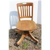 Image 1 : ** Oak Rolling Office Chair