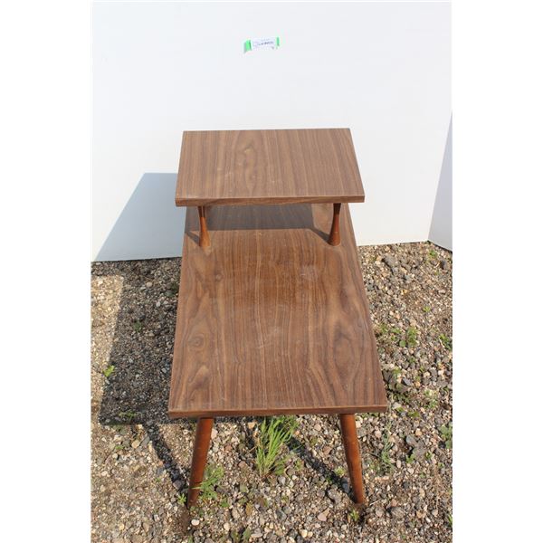 ** MCM 2 Tier End Table - 28" x 16" 14 1/2" High