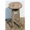 Image 1 : ** Homemade Wooden Stool - 12" x 12" x 25 1/2" High