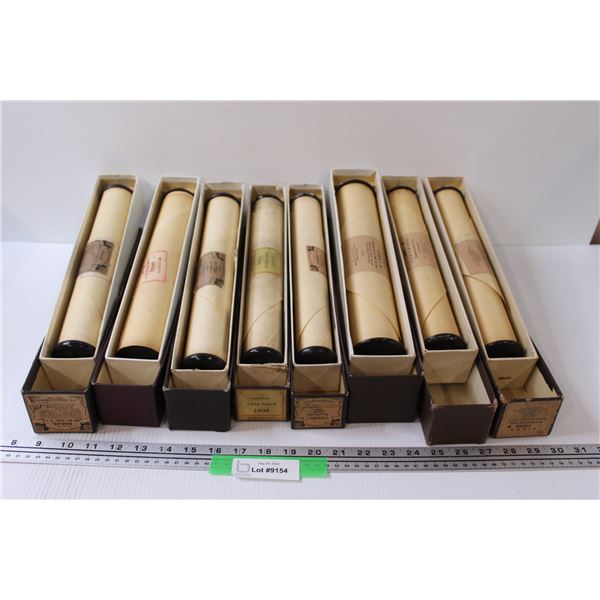 (8) Player Piano Rolls: Mills, Hertz, Chopin, Misc. Classical Artists