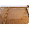Image 4 : * Folding Glass & Wood Display - 29" x 23" (folded) 47" x 23" (un-folded)