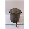 Antique Galvanized Steel Butter Churner - 11" x 10"