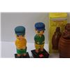 Image 3 : Vintage Statues: Aztec in a Barrel & Boys Button Activated Toy