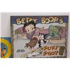 Image 2 : Lot: (3) Calendars, Alpha Bet Clock, Betty Boop Metal Sign, Elf Poster