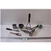 Measuring Cup & Spoons Set, Potato Masher, Hand Wisk, Baster