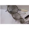 Image 2 : (5) Strainers, Canning Jar Holder, Scale, Misc.