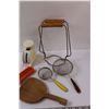 Image 5 : (5) Strainers, Canning Jar Holder, Scale, Misc.