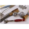 Image 4 : Vintage Kitchen Items: Can Opener, Masher, Spatulas, Ice Cream Scoop, Misc.