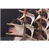 Image 5 : Wooden Model Sailboat "Red Jacket" - 14" x 12"