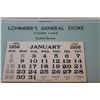 Image 3 : (2) 1956 Lohmeiers General Store Calendars - Stump Lake Sask.