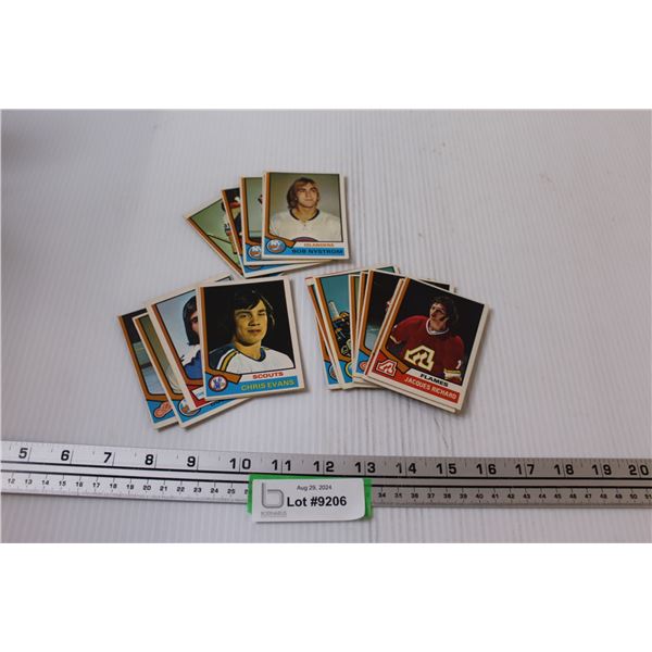 (24) Assorted 1974-75 OPC Hockey Cards