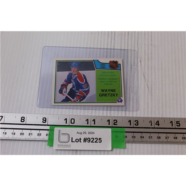 Wayne Gretzky 1983-84 OPC Scoring Leader Hockey Card