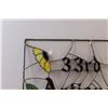 Image 2 : *Stained Glass Art Window Decor (33rd St. Antiques Store) - 23" x 19"