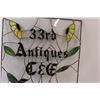 Image 3 : *Stained Glass Art Window Decor (33rd St. Antiques Store) - 23" x 19"