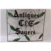 Image 4 : *Stained Glass Art Window Decor (33rd St. Antiques Store) - 23" x 19"