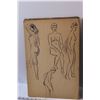 Image 3 : (2) Pastel & Charcoal Sketch Books of Nude Art - 18" x 12"