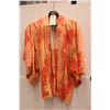 Japanese Orange Floral Kimono