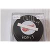 Image 2 : Chris Chelios Signed Hockey Puck w/ Certificate of Authenticity