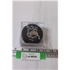 Ray Scapinello HoF Referee Signed Hockey Puck w/ Certificate of Authenticity