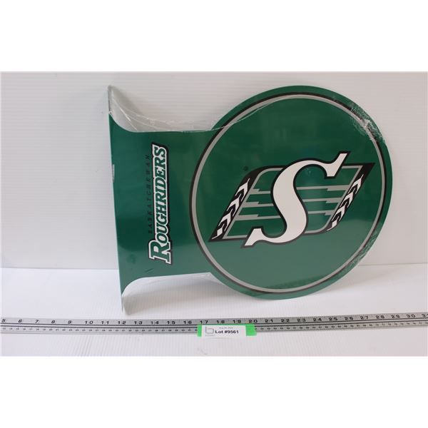 Saskatchewan Roughriders Metal Sign - 17.5" x12"