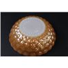 Image 3 : Fire King Bubble Peach Lustre 9" Serving Bowl